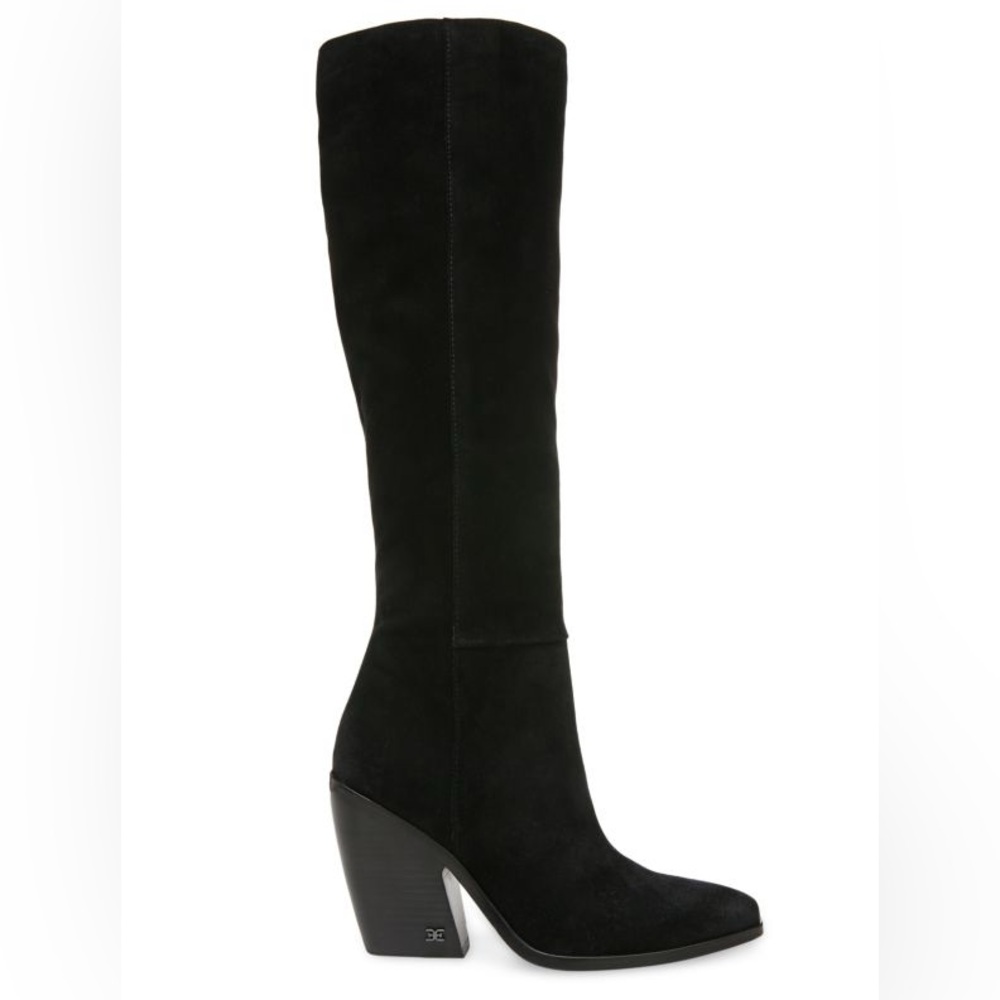 Sam Edelman Annabel Boot, black suede, 9
